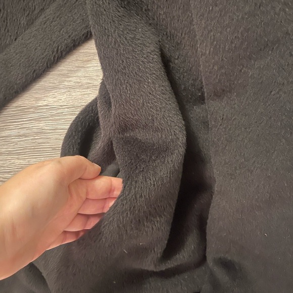 Peruvian Connection | Baby Alpaca Wool Long Open Front Coat Luxury City - Picture 5 of 5